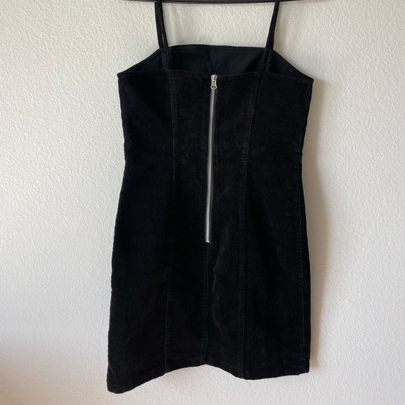 DIVIDED by H&M Corduroy Black Mini Dress Size Small, NWT - Picture 3 of 9